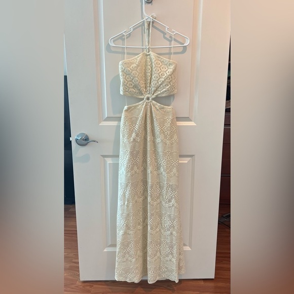 Jonathan simkhai Georgiana Crochet Swim Coverup Dress NWT - Picture 5 of 16